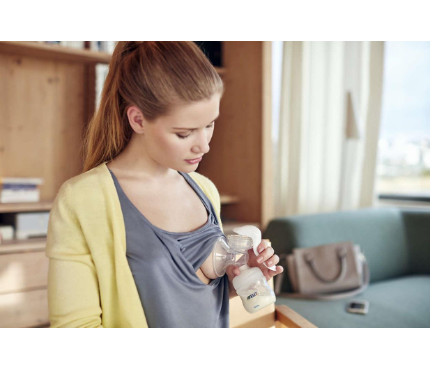 Philips Avent Laktator Ręczny NATURAL +Butelka 125ml - 320330 - zdjęcie 4